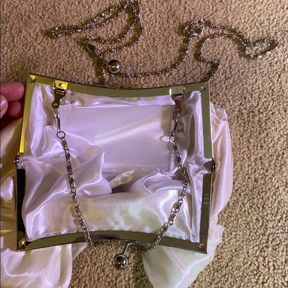 Dressy CLUTCH with REMOVABLE/ADJUSTABLE STRAP - Picture 3 of 3